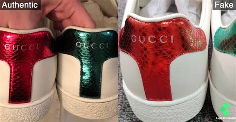 original gucci shoes vs fake|knock off gucci tennis shoes.